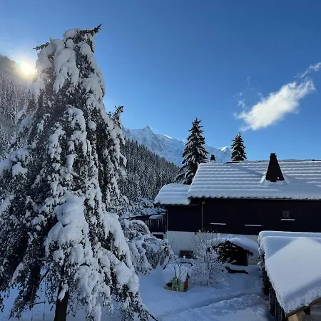 Apartment 7P Balcony Mountain View Parking Ski 公寓 霞慕尼