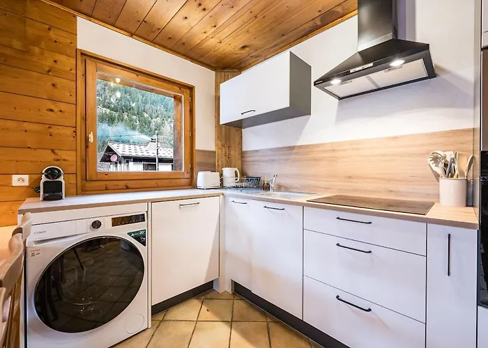 公寓 Apartment 7P Balcony Mountain View Parking Ski 霞慕尼